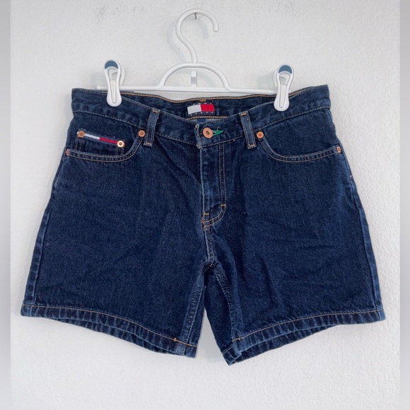90s Tommy Jeans Denim Shorts Classic Vintage 1990s Y2K Tommy Hilfiger - Picture 11 of 11
